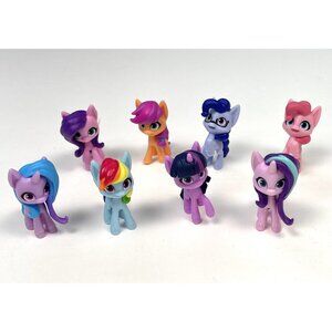 Lot 8 HASBRO My Little Pony MLP 1" Mini Blind Bag G5 Action Figure Ponies EUC